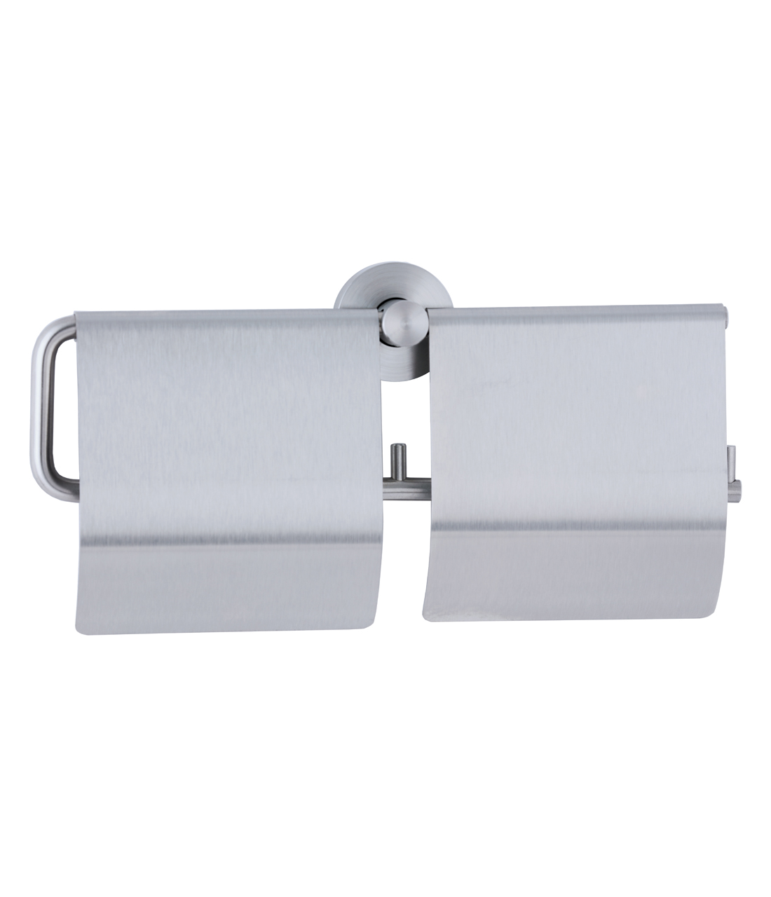 Surface-Mounted Double Roll Toilet Tissue Dispenser with Hoods Image