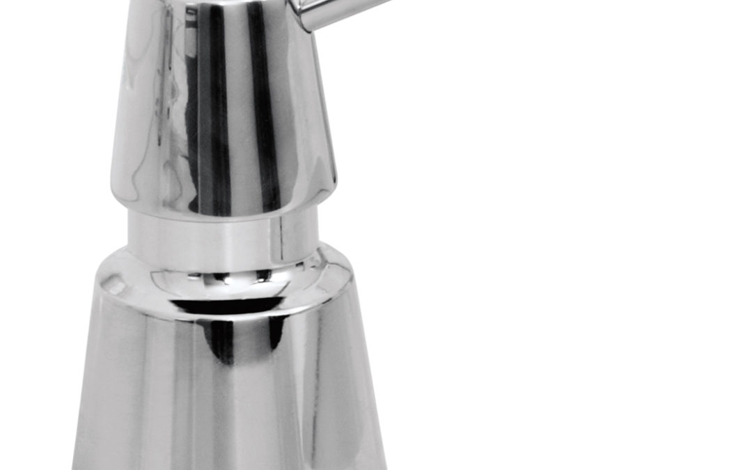 FOAM, Manual Top-Fill Soap Dispenser, 4 in. Spout, 20-fl. oz. (0.6-L) Capacity