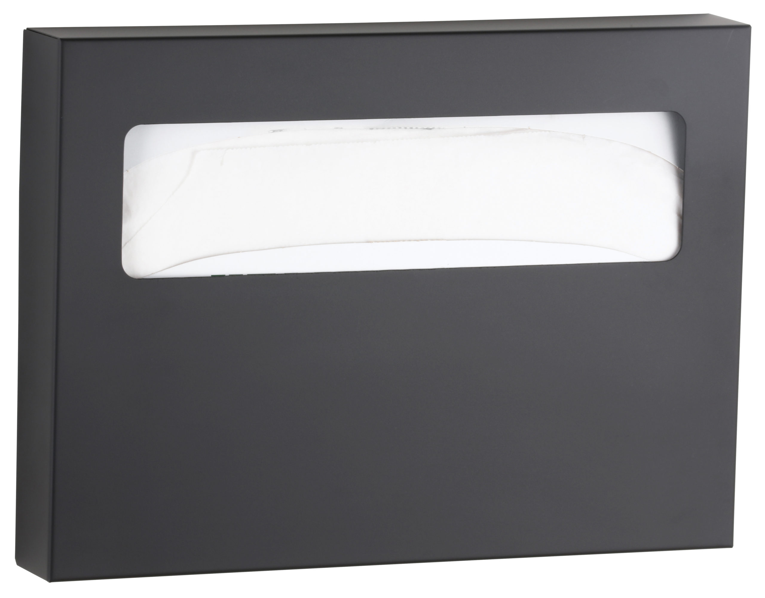 Surface Mounted Seat-Cover Dispenser, Matte Black Image