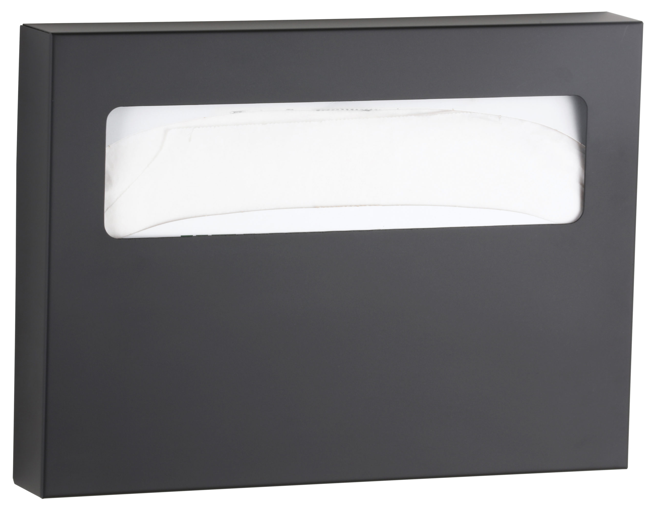 Surface Mounted Seat-Cover Dispenser, Matte Black