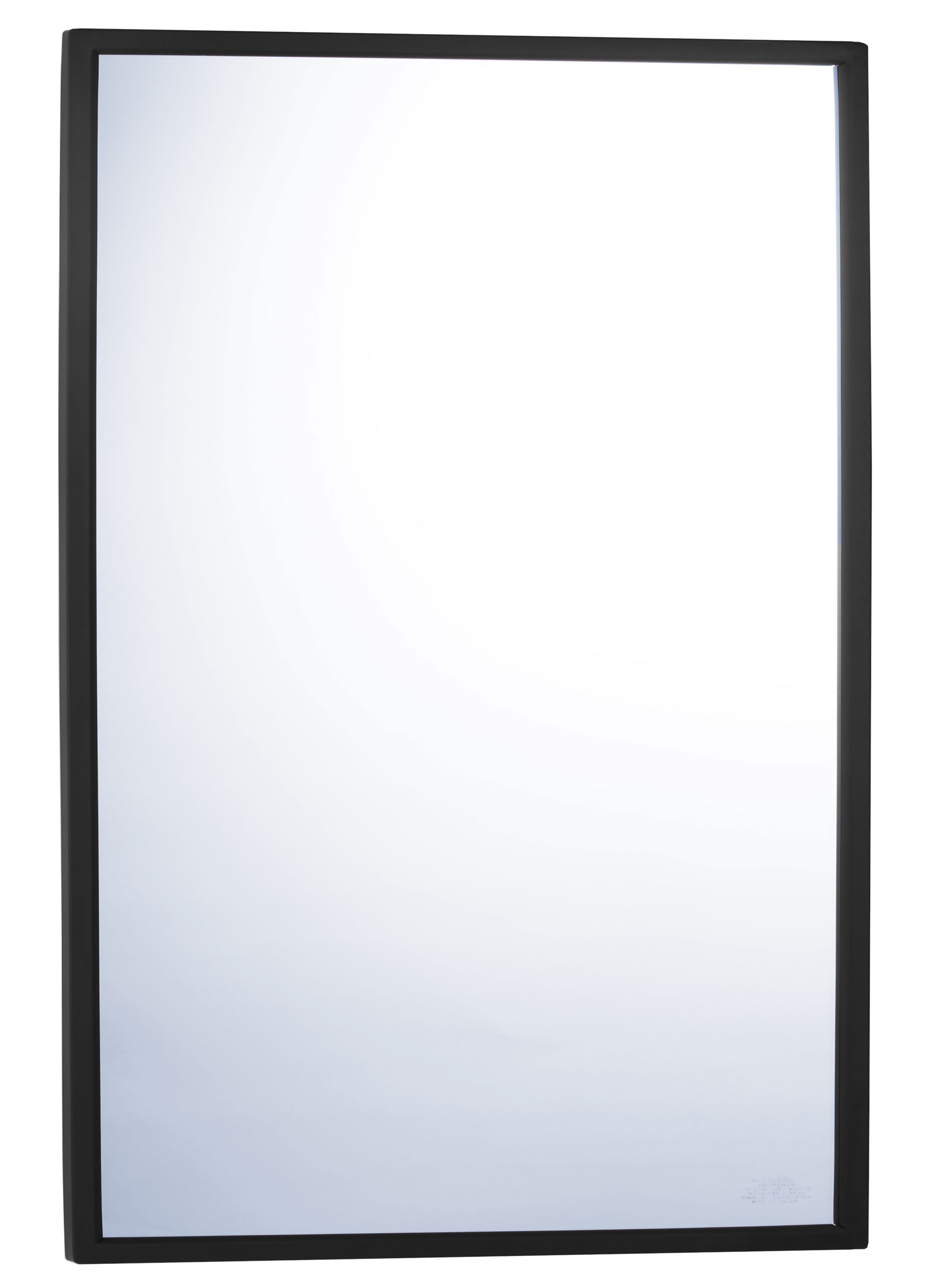 Black shop framed mirror