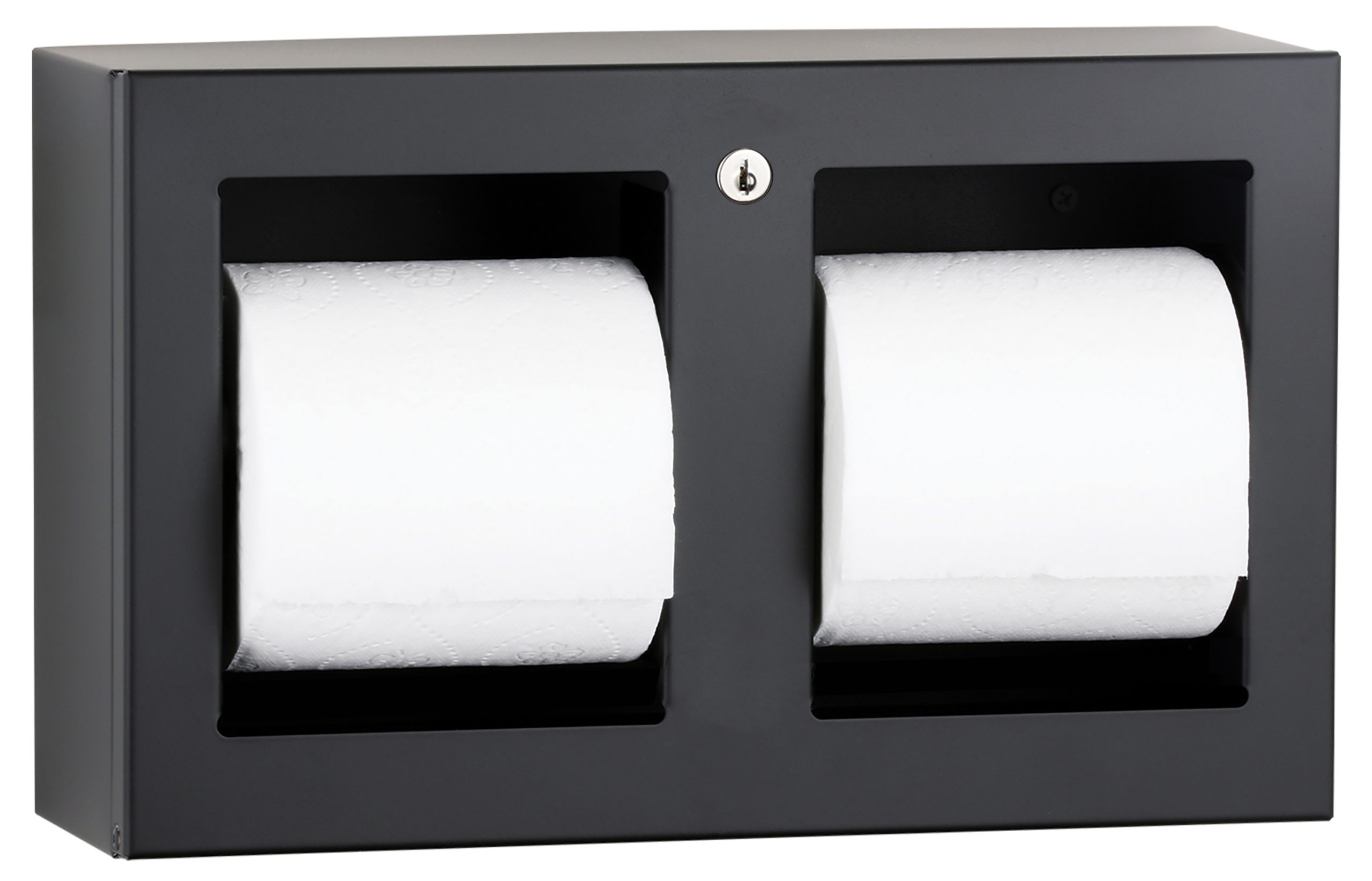 Matte Black Toilet Tissue Holder (Single) - Surface Mounted - 7305-41 