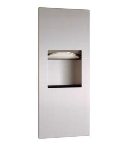 Recessed Paper Towel Dispenser/Waste Receptacle Image