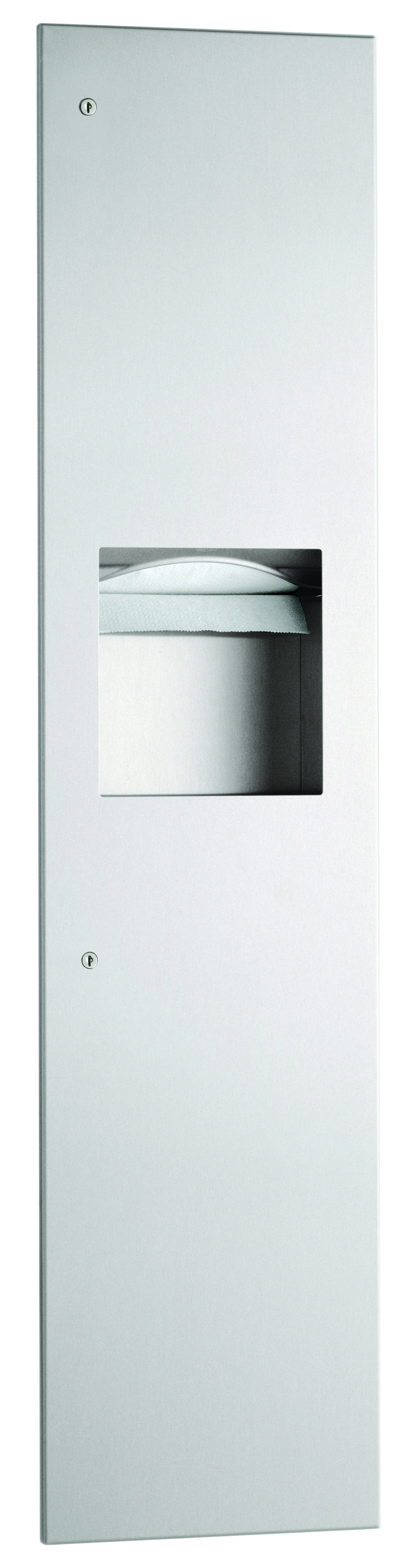 Recessed Paper Towel Dispenser/Waste Bin Image