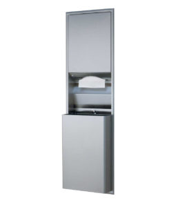 3944 B-3944 Recessed Convertible Paper Towel Dispenser / Waste Receptacle ...