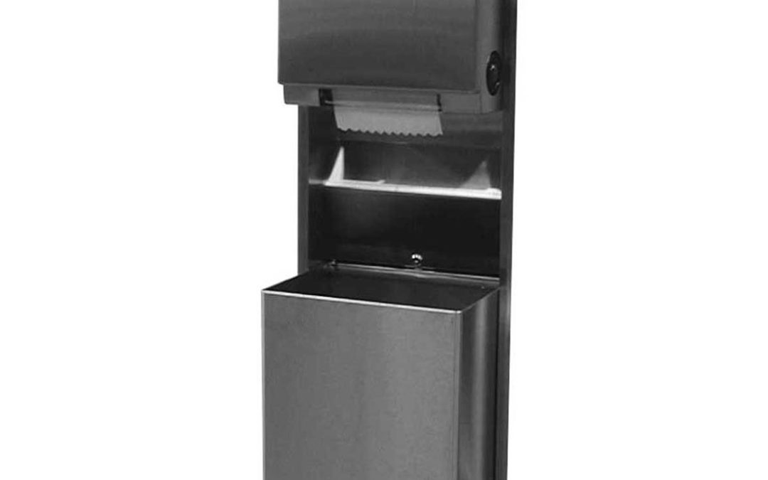 Recessed Convertible Paper Towel Dispenser/Waste Bin