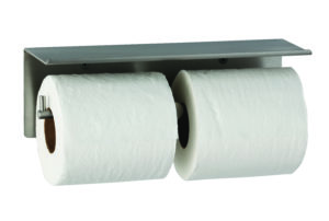 WC-Papierrollenhalter und Ablage Zur Aufputzmontage Image