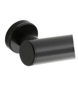Bobrick Fino B-9279.MBLK 6 Gallon Surface-Mounted Stainless Steel Waste Receptacle With Matte Black Finish C3088606