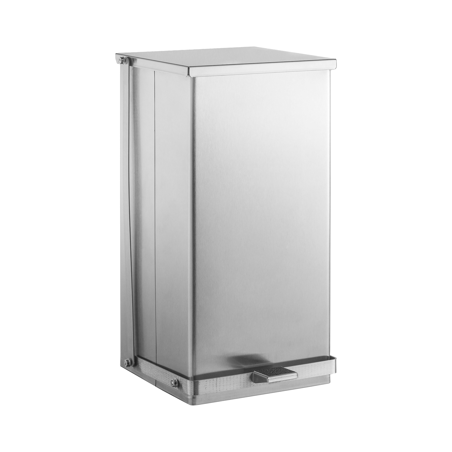 ba-l　1/2 B-221216 Floor-Standing Foot-Operated Waste Receptacle, Satin
