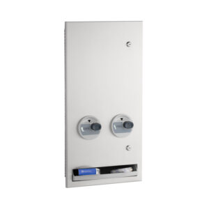 B-47069 25 Surface-Mounted Napkin-Tampon Dispenser, 25-Cent
