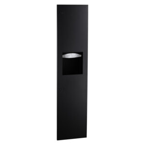 B-3803.MBLK Recessed Paper Towel Dispenser and Waste Receptacle