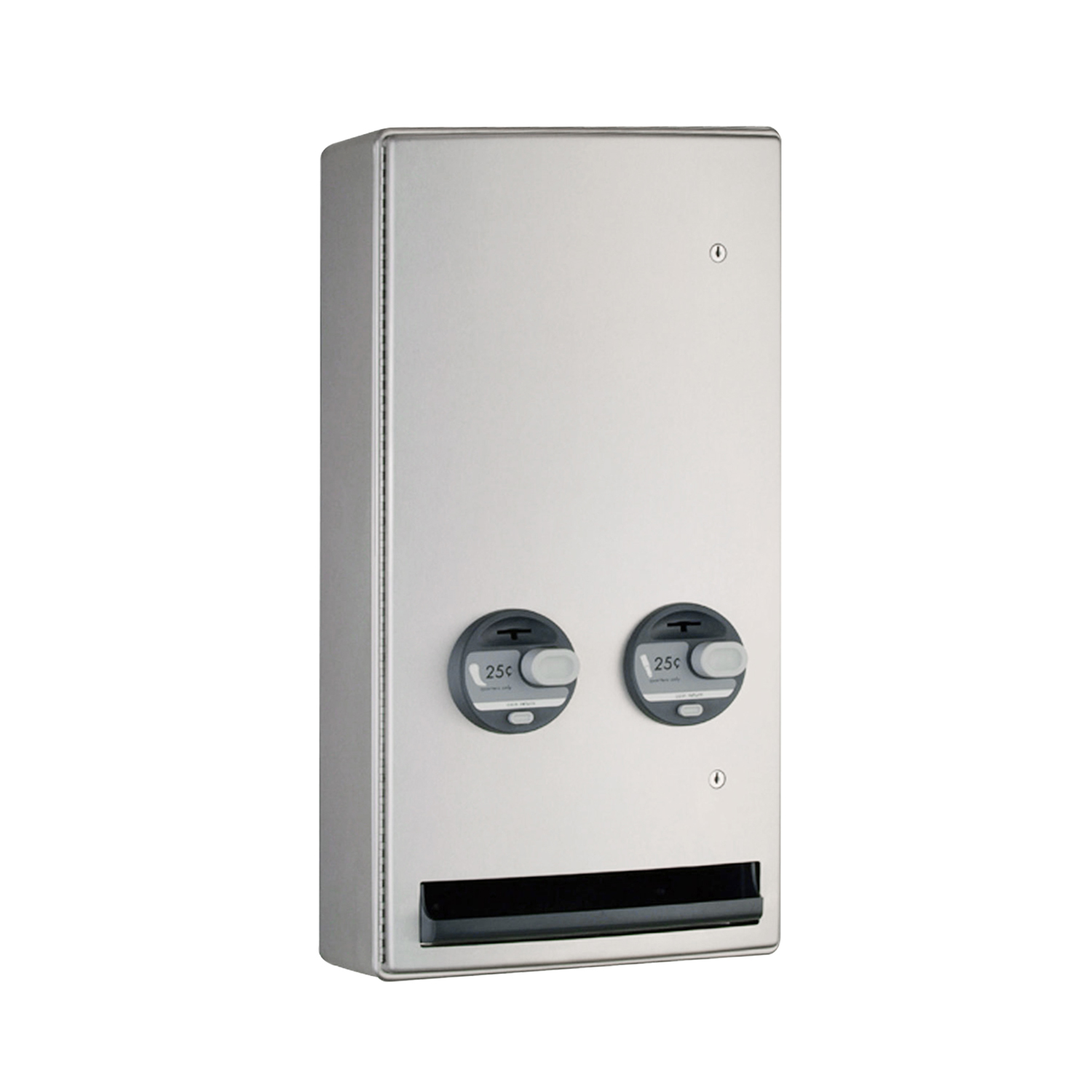 　3/1 B-47069 25 Surface-Mounted Napkin-Tampon Dispenser, 25-Cent