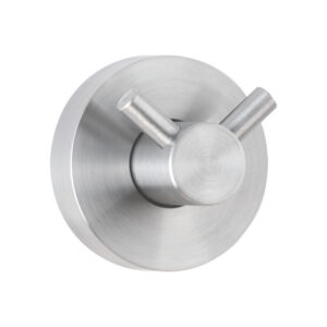 B-549 Surface-Mounted Double Coat Hook, Cubicle Collection, Satin