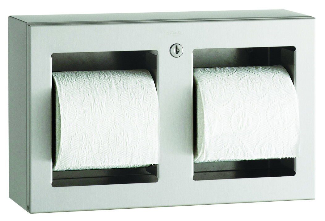 Mehrfach-WC-Papierrollenhalter für Aufputzmontage Image