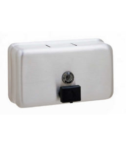 Details about   Bobrick B-5050 Matrix Series Wall Mount Manual Soap Dispenser in Grey 