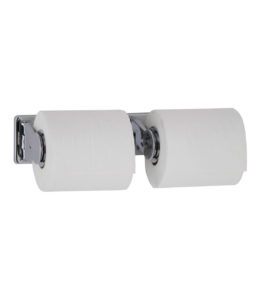 Surface-Mounted Vandal-Resistant Toilet Tissue Dispenser for Two Rolls Image