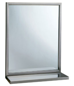 Welded-Frame Mirror/Shelf Combination Image