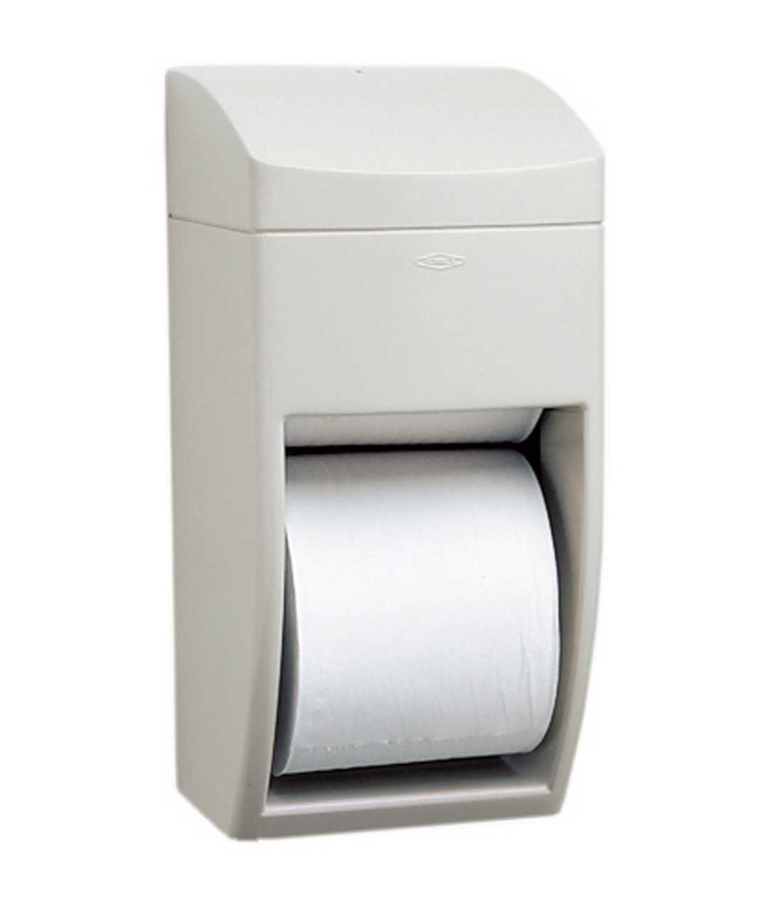 Bobrick B-2890 Stainless Steel Single Jumbo Roll Locking Toilet Tissue Dispenser 