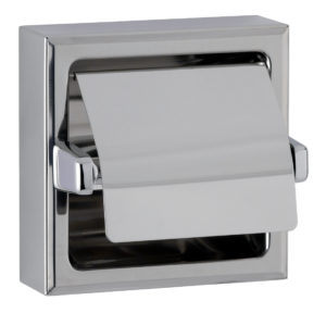 Surface-Mounted Toilet Tissue Dispenser with Hood Image