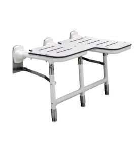 Bariatric Folding Shower Seat with Legs Image